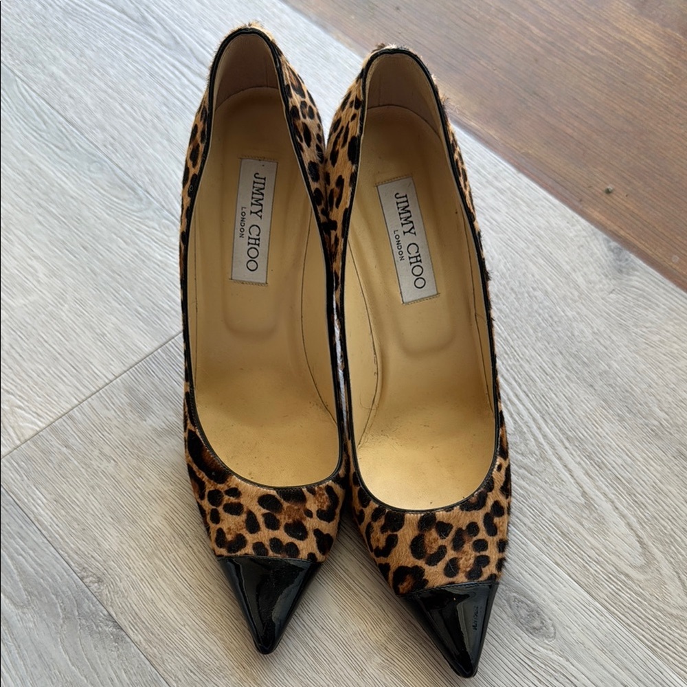 Jimmy Choo Brown and Black Heels